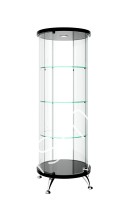 Витрина торговая круглая с подсветкой