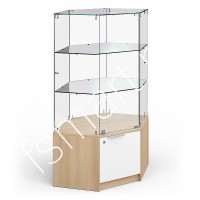 Прилавок витрина шестигранный